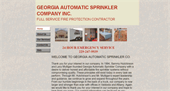 Desktop Screenshot of georgiaautomaticsprinkler.com